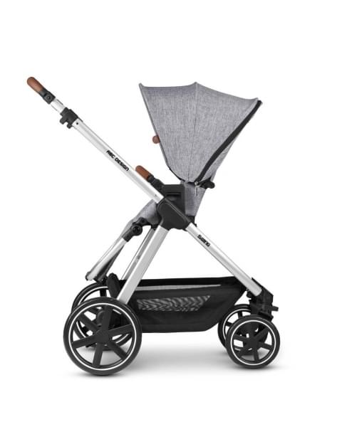Коляска 3 в 1 ABC-Design Swing 2023, Graphite Grey (Светло-серый)