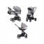Коляска 3 в 1 Carrello Alfa CRL-6508 / 2023, Cloud Grey (Серый)
