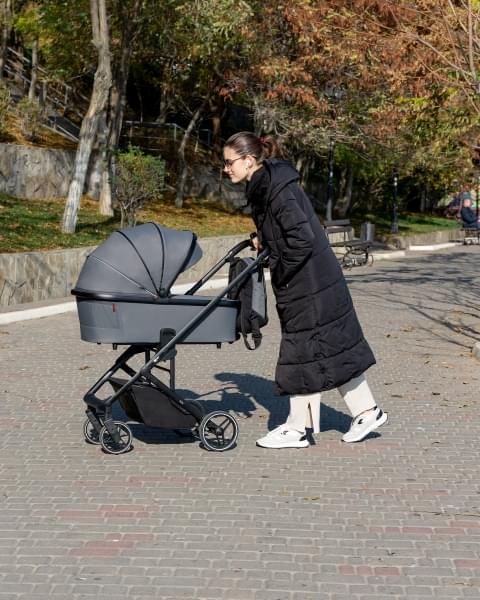 Коляска 3 в 1 Carrello Alfa CRL-6508 / 2023, Cloud Grey (Серый)