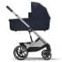 Коляска 3 в 1 Cybex Balios S Lux 2025 цвет Ocean Blue + Автокресло Aton B2