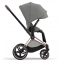 Коляска 3 в 1 Cybex Priam IV Rosegold и автокресло Aton B2 i-Size Mirage Grey/Steel Grey