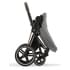 Коляска 3 в 1 Cybex Priam IV Rosegold и автокресло Aton S2 i-Size с базой Base One Mirage Grey/Ocean Blue