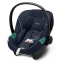 Коляска 3 в 1 Cybex Priam IV Rosegold и автокресло Aton S2 i-Size с базой Base One Sepia Black/Ocean Blue