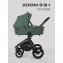 Коляска 3 в 1 Mowbaby Zoom PU Forest green