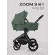Коляска 3 в 1 Mowbaby Zoom PU Forest green