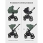 Коляска 3 в 1 Mowbaby Zoom PU Forest green