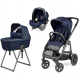 Коляска 3 в 1 Peg-Perego Veloce TC Belvedere SLK, Blue Shine New