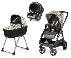 Коляска 3 в 1 Peg Perego Veloce Belvedere Lounge Graphic Gold