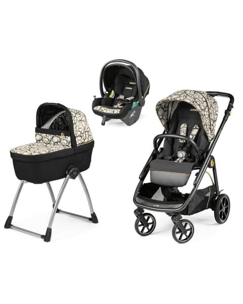 Коляска 3 в 1 Peg Perego Veloce Belvedere Lounge Graphic Gold