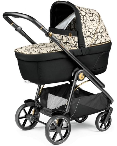Коляска 3 в 1 Peg Perego Veloce Belvedere Lounge Graphic Gold