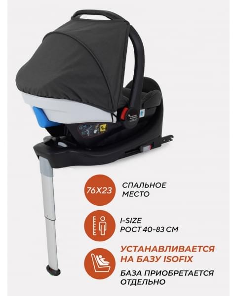 Коляска 3 в 1 Rant Basic Nexus Blue Mirage