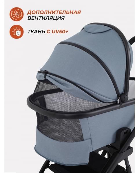 Коляска 3 в 1 Rant Basic Nexus Blue Mirage