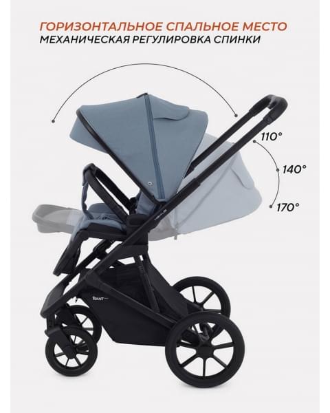 Коляска 3 в 1 Rant Basic Nexus Blue Mirage