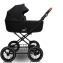 Коляска 3 в 1 Roan Bass Next Classic / колеса d12, Black (Черный)