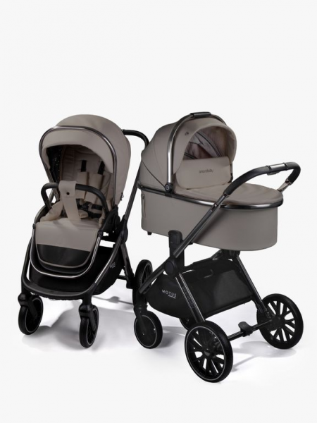 Коляска 3в1 AmaroBaby Motus Premium Ecco Мокко