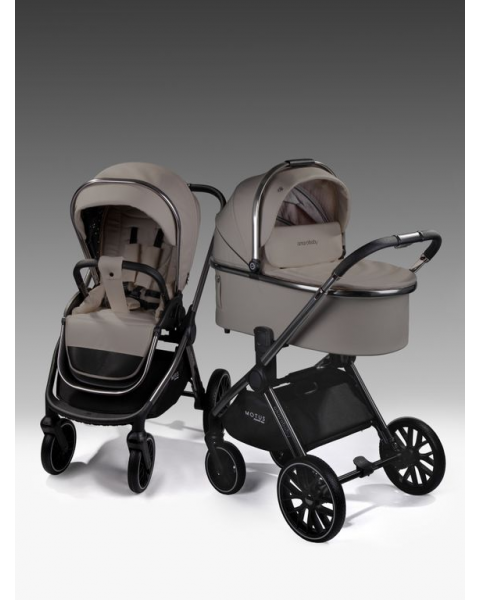 Коляска 3в1 AmaroBaby Motus Premium Ecco Мокко