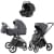 Коляска Carrello Vector 2025 CRL-6551 Vega Absolute Black 3 в 1 Ultimate Grey