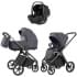 Коляска Carrello Vector 2025 CRL-6551 Vega Absolute Black 3 в 1 Ultimate Grey