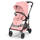 Коляска Cybex Melio Carbon 2026 цвет Candy Pink с дождевиком