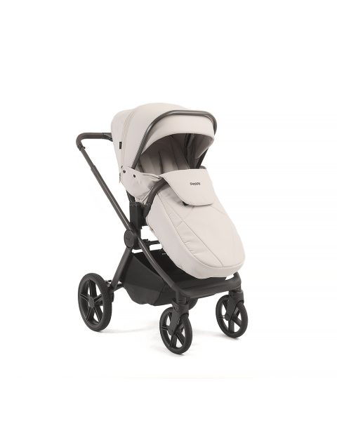 Коляска детская Peppy Soho 2 в 1 Taupe (бежевый), рама серо-бежевый