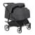 Коляска для двойни 2 в 1 Carrello Connect CRL-5502/1, Serious Black (Черный)