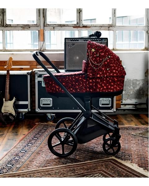 Коляска для новорожденных Cybex Priam IV 1 В 1 Rockstar/Matt Black