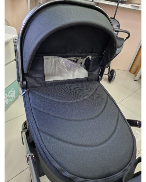 Коляска модульная 3 в 1 Luxmom 888 черный