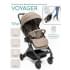 Коляска прогулочная Amarobaby Voyager, Коричневый
