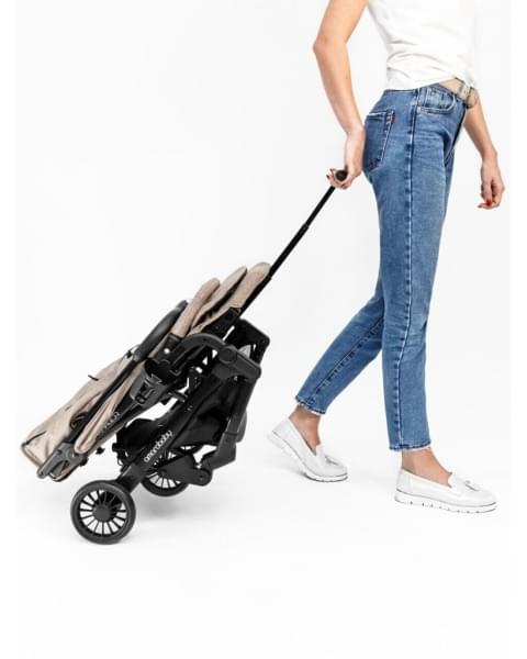 Коляска прогулочная Amarobaby Voyager, Коричневый