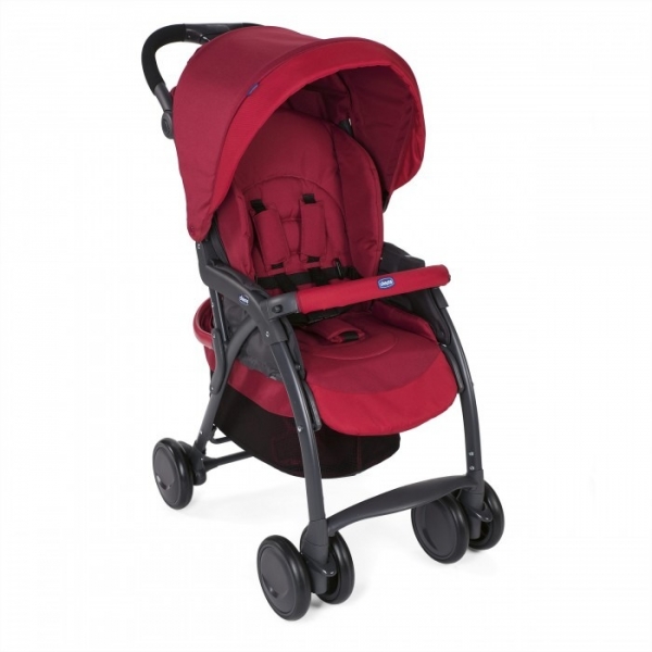 Коляска прогулочная Chicco Simplicity Plus Top, Scarlet (Красный)