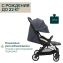 Коляска прогулочная Chicco XPlus, Dark Shadow (Серый)