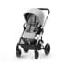 Коляска прогулочная Cybex Balios S Lux New 2023 шасси Silver, Lava Grey (Серый / шасси Серебро)