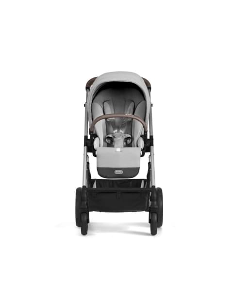 Коляска прогулочная Cybex Balios S Lux New 2023 шасси Silver, Lava Grey (Серый / шасси Серебро)