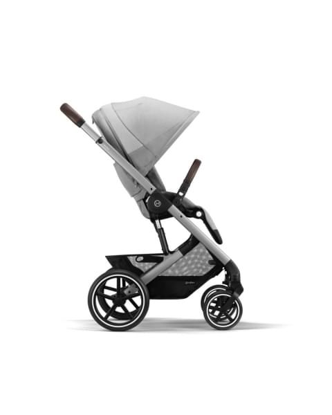 Коляска прогулочная Cybex Balios S Lux New 2023 шасси Silver, Lava Grey (Серый / шасси Серебро)