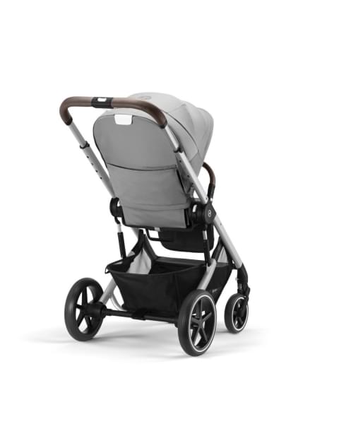 Коляска прогулочная Cybex Balios S Lux New 2023 шасси Silver, Lava Grey (Серый / шасси Серебро)
