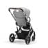 Коляска прогулочная Cybex Balios S Lux New 2023 шасси Silver, Lava Grey (Серый / шасси Серебро)