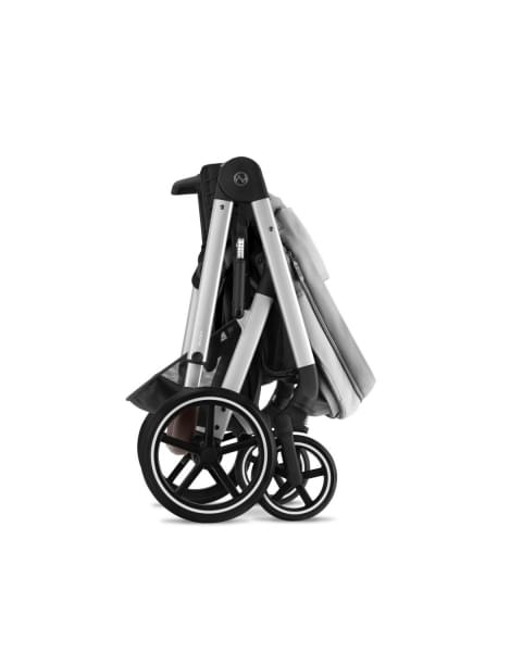 Коляска прогулочная Cybex Balios S Lux New 2023 шасси Silver, Lava Grey (Серый / шасси Серебро)