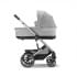 Коляска прогулочная Cybex Balios S Lux New 2023 шасси Silver, Lava Grey (Серый / шасси Серебро)