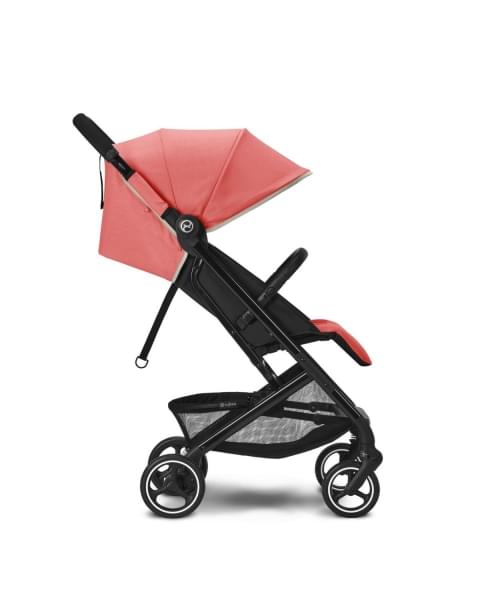 Коляска прогулочная Cybex Beezy (с дождевиком и бампером), Hibiscus Red (Розовый)