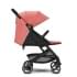 Коляска прогулочная Cybex Beezy (с дождевиком и бампером), Hibiscus Red (Розовый)