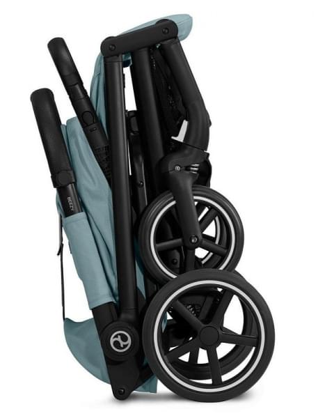 Коляска прогулочная Cybex Beezy (с дождевиком и бампером), Stormy Blue (Голубой)