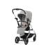 Коляска прогулочная Cybex Eezy S Twist+ 2 SLV (с дождевиком и бампером), Lava Grey (Серый)