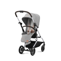 Коляска прогулочная Cybex Eezy S Twist+ 2 SLV (с дождевиком и бампером), Lava Grey (Серый)