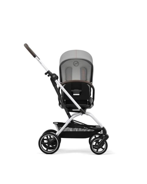 Коляска прогулочная Cybex Eezy S Twist+ 2 SLV (с дождевиком и бампером), Lava Grey (Серый)
