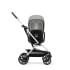Коляска прогулочная Cybex Eezy S Twist+ 2 SLV (с дождевиком и бампером), Lava Grey (Серый)