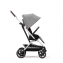 Коляска прогулочная Cybex Eezy S Twist+ 2 SLV (с дождевиком и бампером), Lava Grey (Серый)