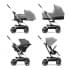 Коляска прогулочная Cybex Eezy S Twist+ 2 SLV (с дождевиком и бампером), Lava Grey (Серый)