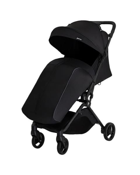 Коляска прогулочная Pituso Pera PU, Black New (Черный)