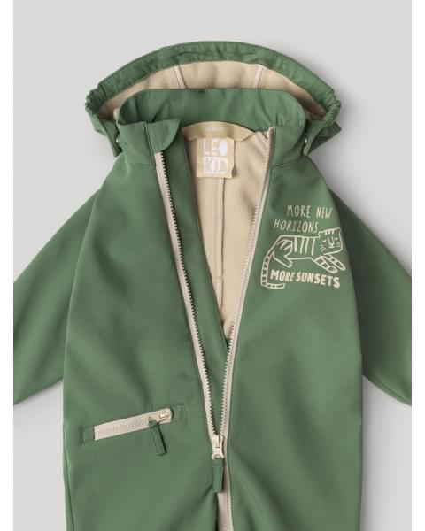 Комбинезон Leokid Softshell, Tiger Mood (Зеленый)