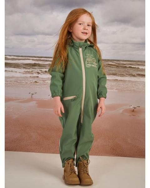 Комбинезон Leokid Softshell, Tiger Mood (Зеленый)
